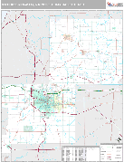 South Bend-Mishawaka Metro Area Digital Map Premium Style